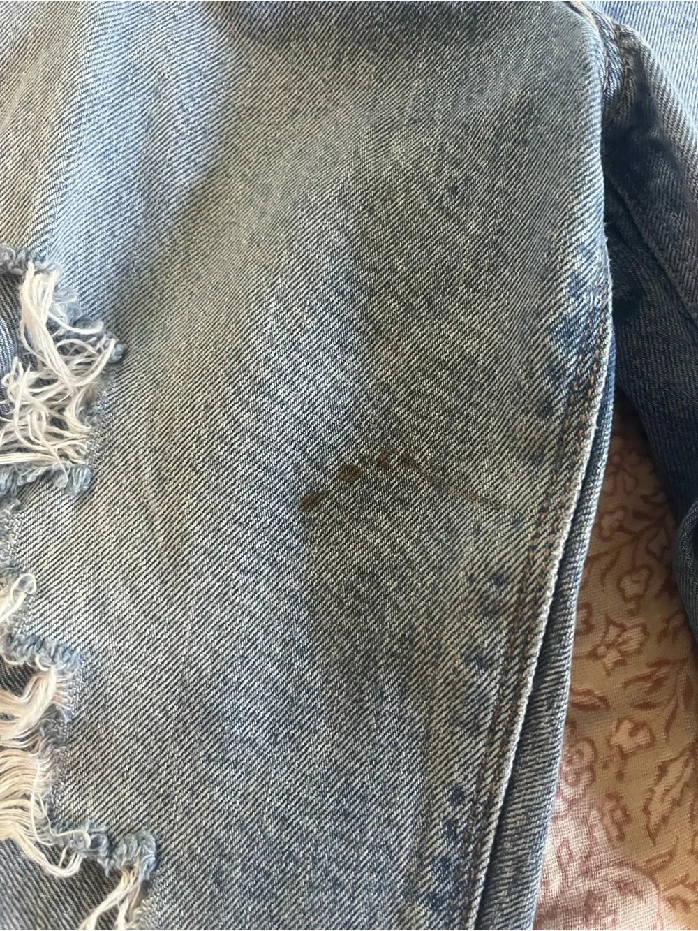 American Eagle Outfitters Distressed Blue Denim Jeans